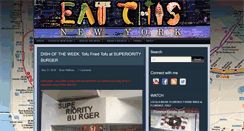 Desktop Screenshot of eatthisny.com